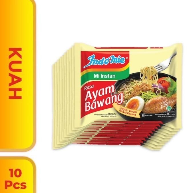 

PROMO !! 10 Pcs - Indomie Kuah Ayam Bawang - fs