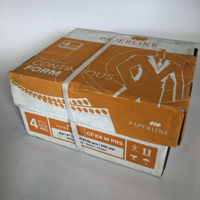 

Paperline Continius Form 9 1 / 2 X 11 4Ply Prs( Ptg Tengah)