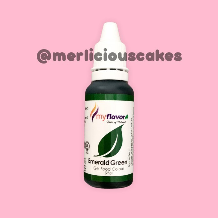 

Emerald Green Gel My Flavor Food Color Food Colour Pewarna Makanan