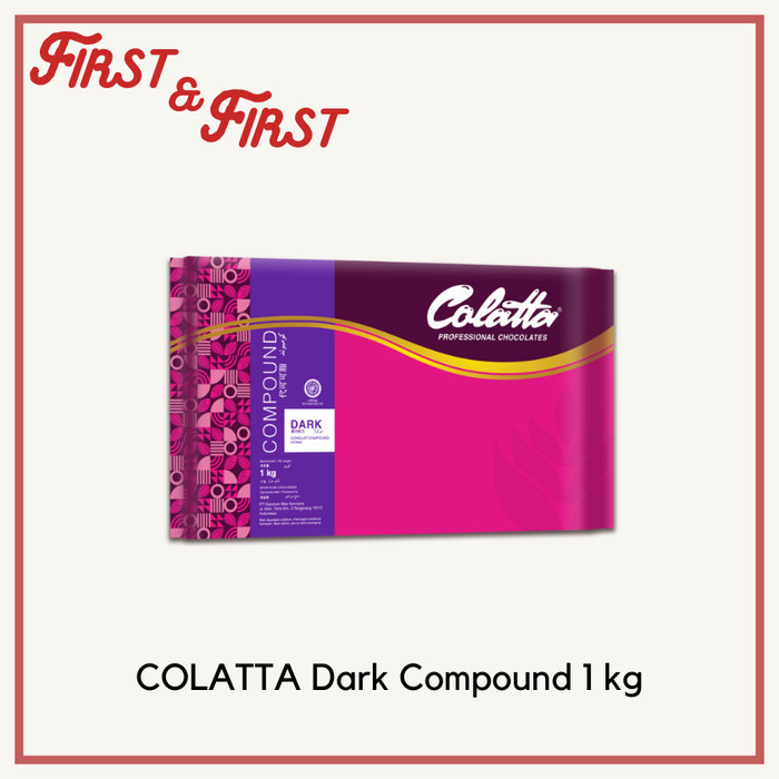 

Colatta Dark Compound 1 Kg / Coklat Blok Colata Hitam 1Kg