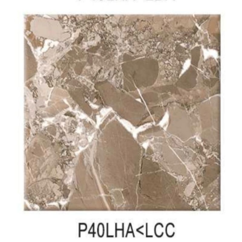 KERAMIK GLOSSY MOTIF MARBEL LHASA SERIES UKURAN 40X40 BY PICASSO