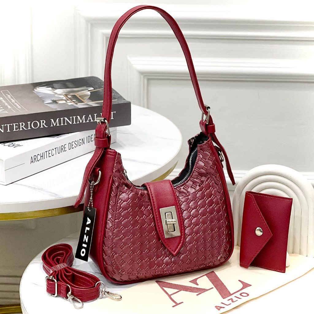 XAU ALZIO - TAS WANITA SELEMPANG HANDBAG SLING BAG - ALZIO DEVIA BAG XYY