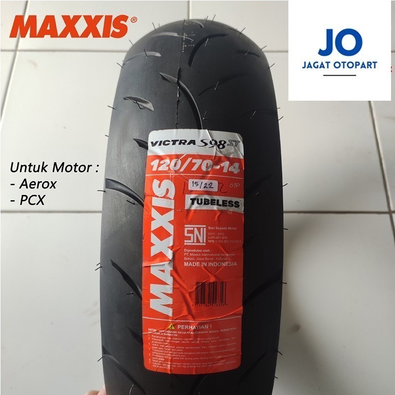 JAGAT Ban Maxxis Victra 120 70 14 aerox pcx TUBELESS