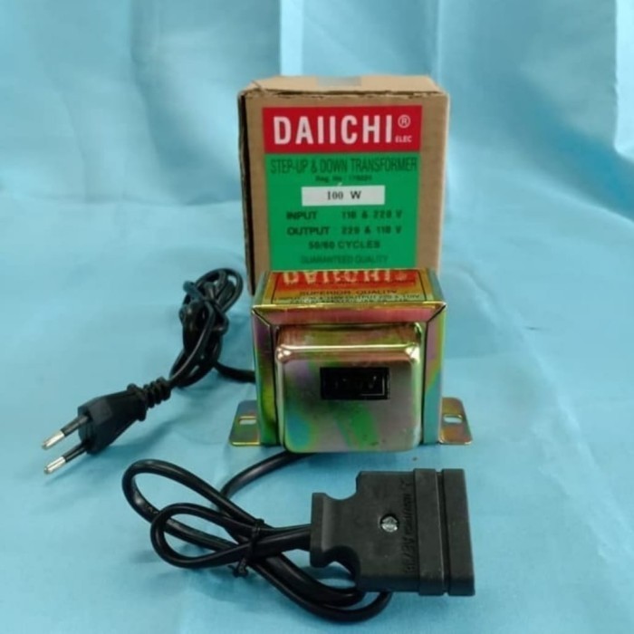 trafo travo daichi 100 watt step up down 220 volt ke 110 volt promo