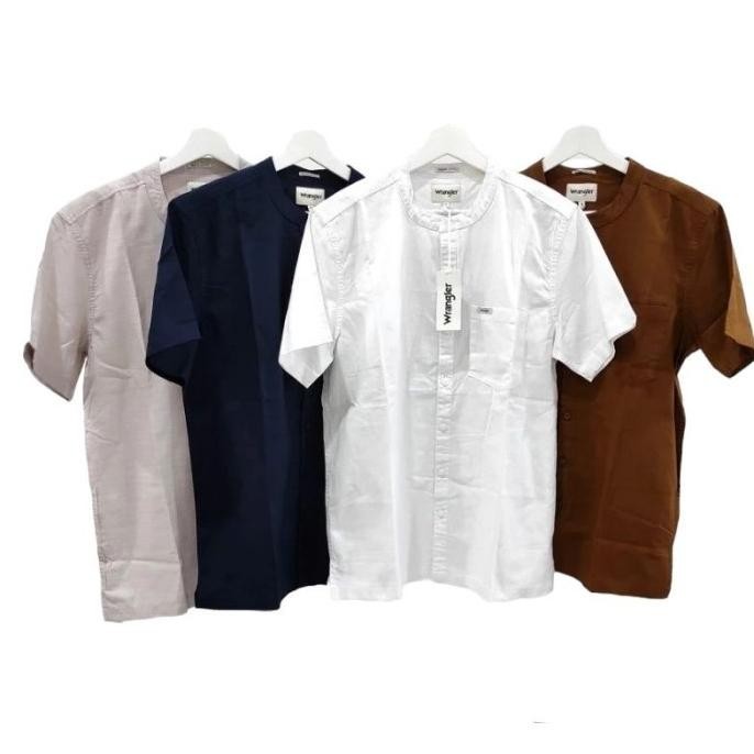 Promo  Wrangler Baju Koko Lengan Pendek Original Sale Lebaran 2024