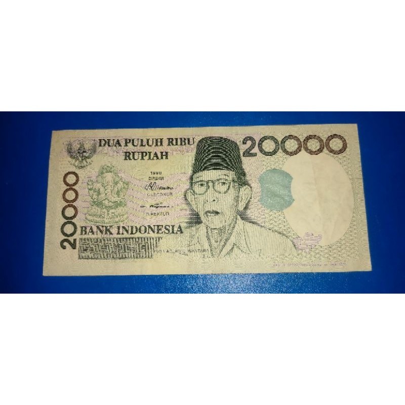 uang kuno 20.000 rupiah ki hadjar dewantara tahun 1998