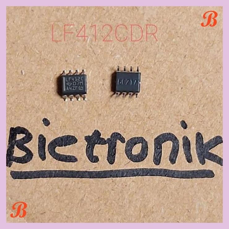 | BTR | LF412 LF412CDR SOIC8 ORIGINAL TEXAS INSTRUMENTS