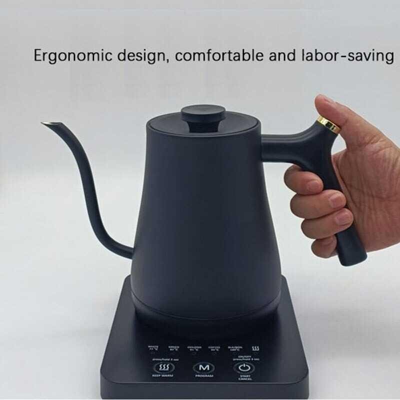 KBX Teko Listrik Kopi Pemanas Air Leher Angsa Pour Over 1000W 800ml PY0805A-WD Teko Estetik Listrik 