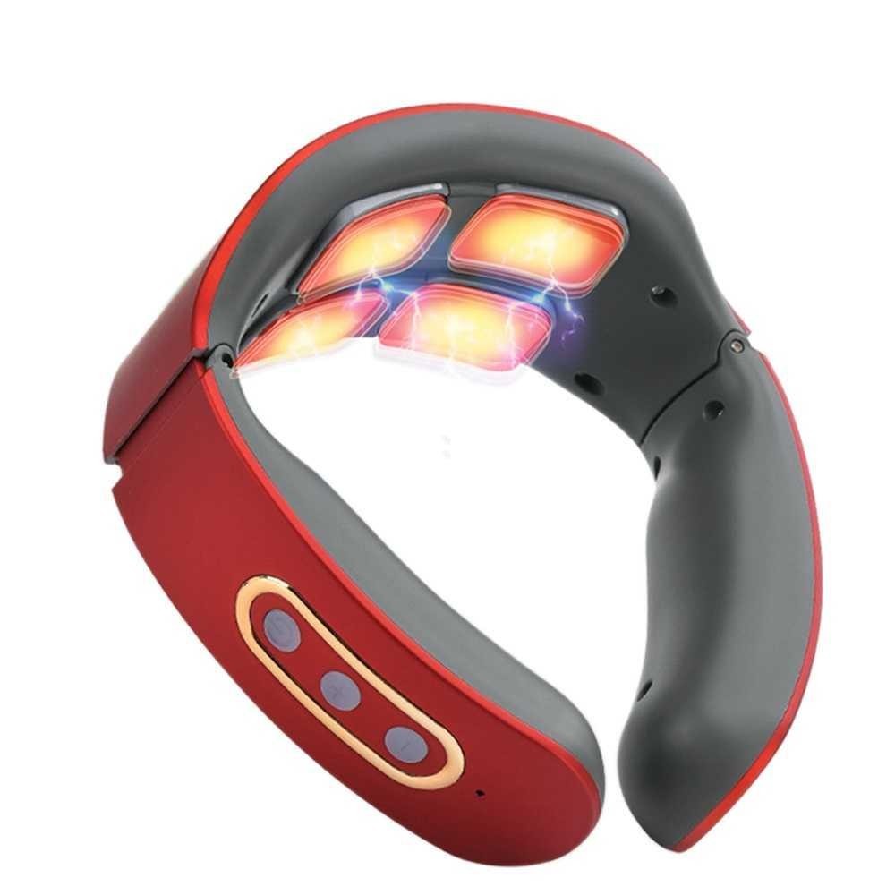 HAILICARE Alat Pijat Leher Elektrik TENS Hot Compress 9 Mode USB JT-808 Alat Pijat Getar Multifungsi