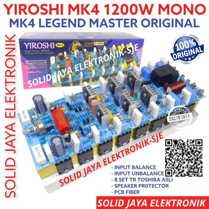 KIT POWER YIROSHI MK4 MK 4 MK-4 1200W PLUS TR TOSHIBA ASLI PLATINUM