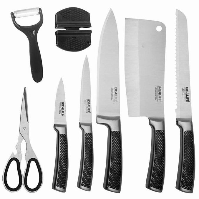 Perlengkapan Pisau Set Dapur Knife Professional Oxone Idealife 163S