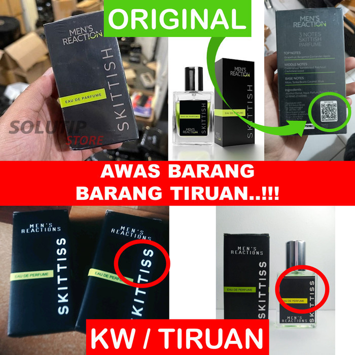 Men'S Reaction Skittish Parfum Pria Original Parfume Skitish