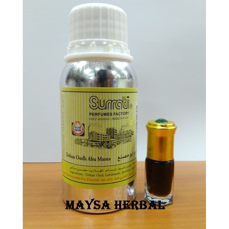 Gaharu Dehan Oud Abu Masna By Surrati 6 Ml Surati Kemasan Tola