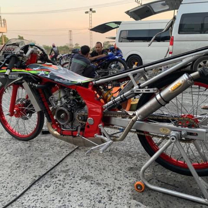 EXHAUST KNALPOT DBS TITANIUM NINJA 59 OPEN RISETAN AOR 77 AOR77 RACING THAILAND