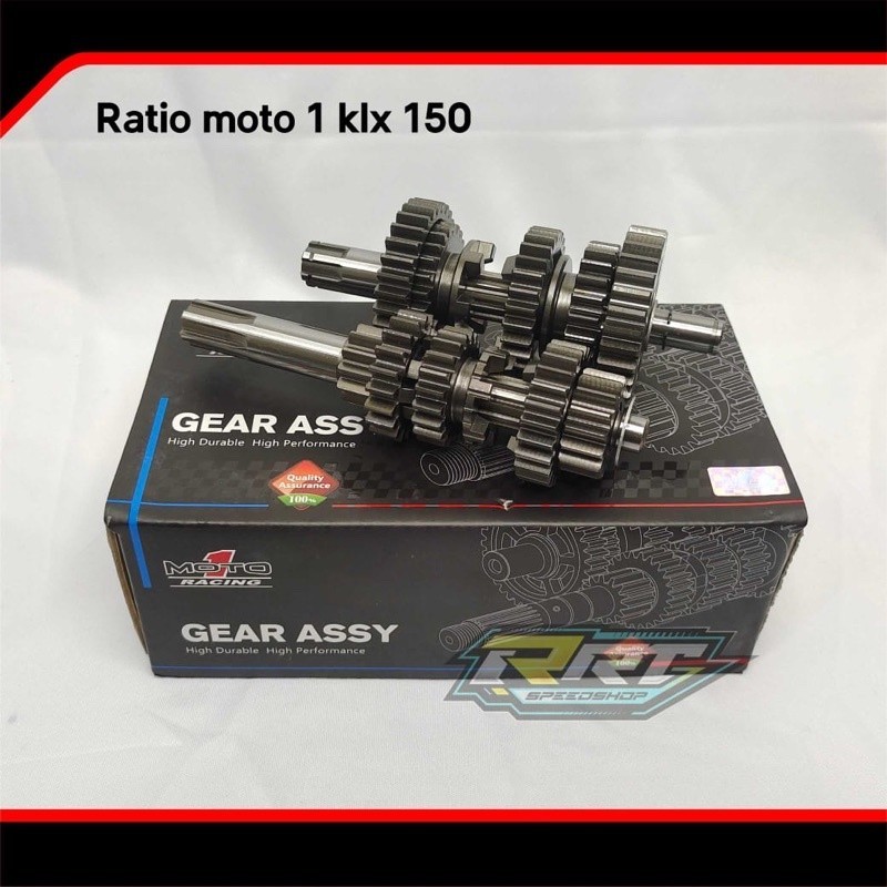GEAR RATIO RASIO MOTO1 KLX GTX ADVENTURE TRABAS