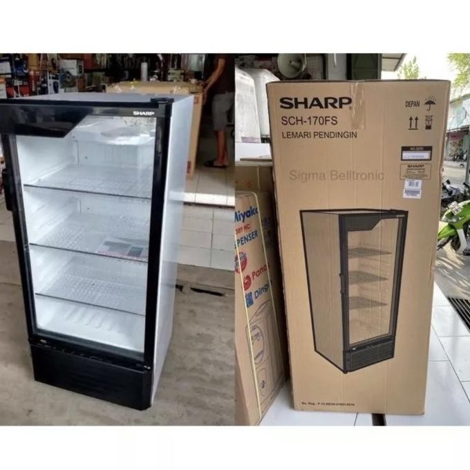 Sharp Kulkas Showcase Sch-170Ps --- Garansi Resmi