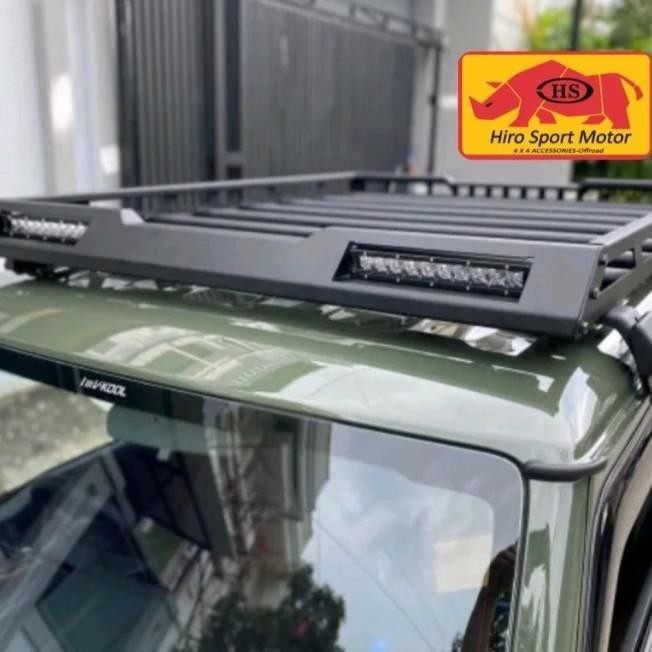 Sale Cargo Carrier Roof Rack Alumunium + Led Jimny Katana Baru Jb74