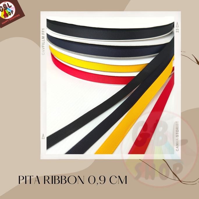 

Pita Kado Ribbon 2 muka 0,9cm Pita Hampers Accesories Garment 100 Yard