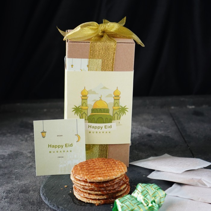 

Limited! Premium Hampers lebaran ramadan Kin's Stroopwafel - Mix New