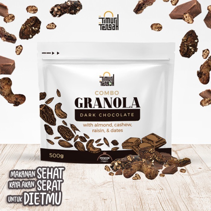 

Timur Tengah Granola 500 Gr Cokelat / Vanilla Sereal Makanan Sehat