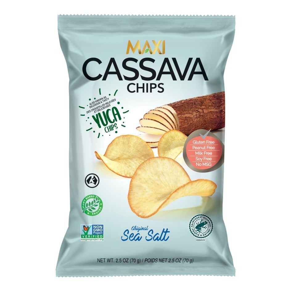 

Maxi Cassava Chips 5 Pas / 70G