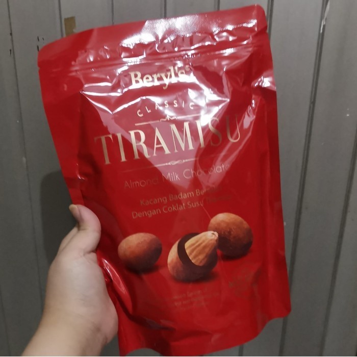 

Berlys Tirasu Almond Chocolate Beryls Kacang Almond Coklat-Lk/Dark