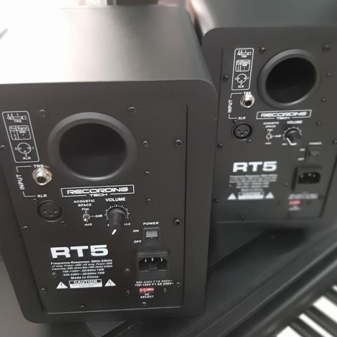 Speaker Monitor Flat Recording Tech Rt5