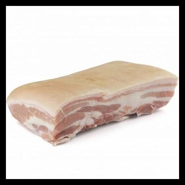 

READY STOK DAGING SAMCAN BABI BALI DGN KULIT PORK BELLY SKIN ON UTUH PREMIUM ENAK READYY