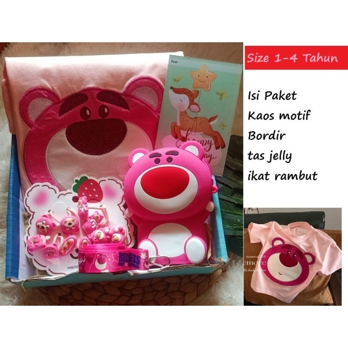 

Hampers Kado Hadiah Ulang Tahun Anak Perempuan Souvenir Lotso