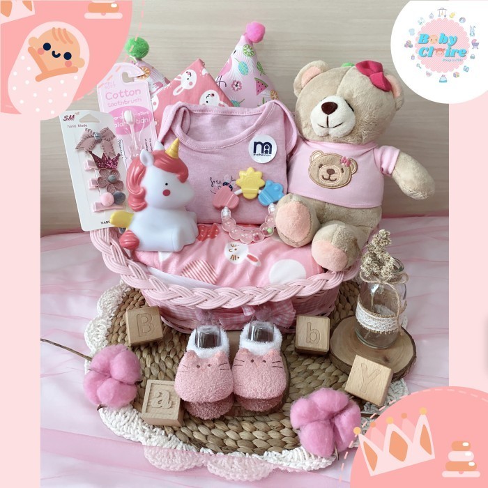 

Mothercare Hampers Baby Girl Boneka Teddy, Kado Lahiran Bayi Perempuan