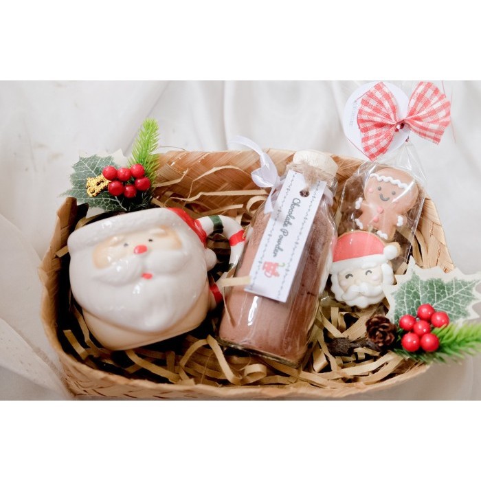 

Simple Hamper Natal Isi Mug Santa Hot Choco Cookies