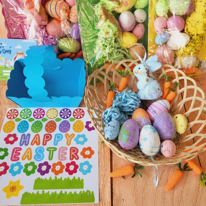 

Paket Dekorasi Box Hampers Easter Bunny Eggs Kelinci Telur Paskah 09