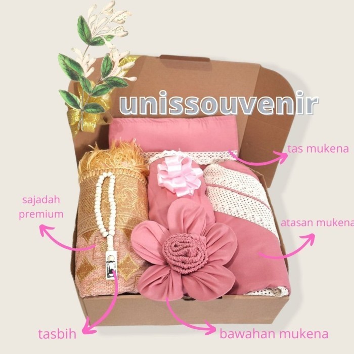 

Hampers Mukena Bunga Seserahan/Wedding Gift/Wisuda Gift/Birthday Gift