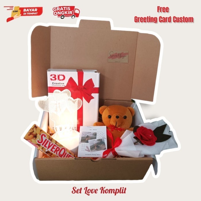 

Lb- Hampers Set Love Komplit Kado Aesthetic Cewek Hadiah Ultah Anniv