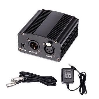 Paket Recording Komplit Microphone Mic Condenser Bm-8000 Phantom Power