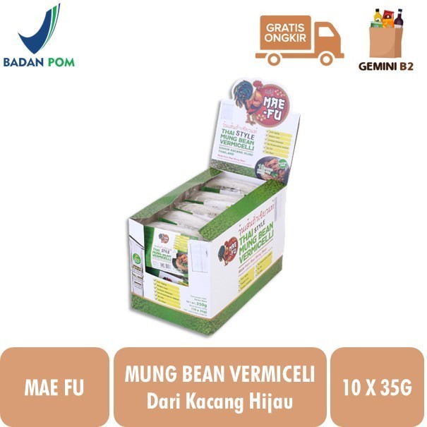 

Mae Fu Thai Mung Bean Bihun / Soun / Vercelli 350Gr 10S
