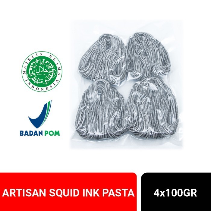 

Handmade Artisan Pasta - Squid Ink Pasta 400G