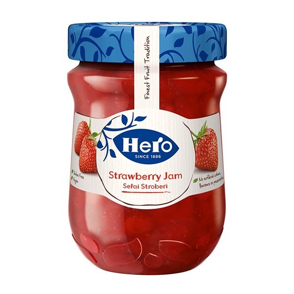 

Hero Strawberry Jam Selai Stroberi 340 G