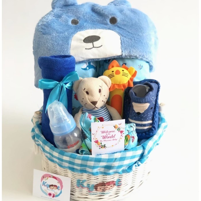 

Kyoot/Hampers Baby/Kado Bayi Lahiran/ Kado Bayi Cowo/Parcel Baby