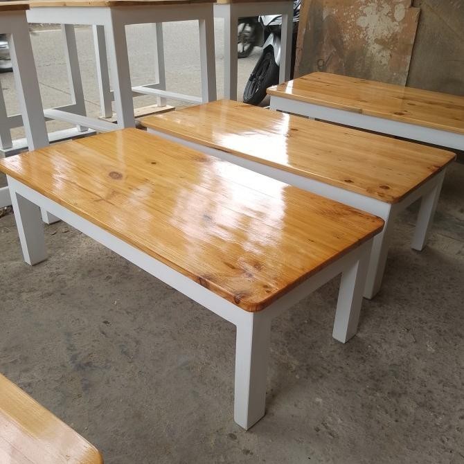 Meja Lesehan/Meja Makan Lesehan Bahan Kayu Jati Belanda Vallenteduh