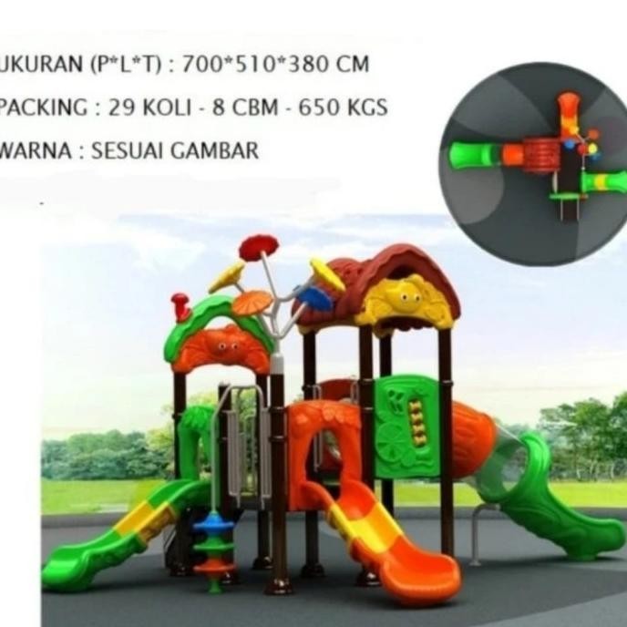 Playground Outdoor Mainan Anak Seluncuran Wahana Bermain Anak Prosotan Valeshacall