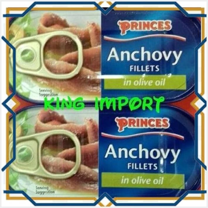 

[KGP] PRINCES PRINCE ANCHOVY FILLET FILLETS IN OLIVE OIL 50GR X 24PCS