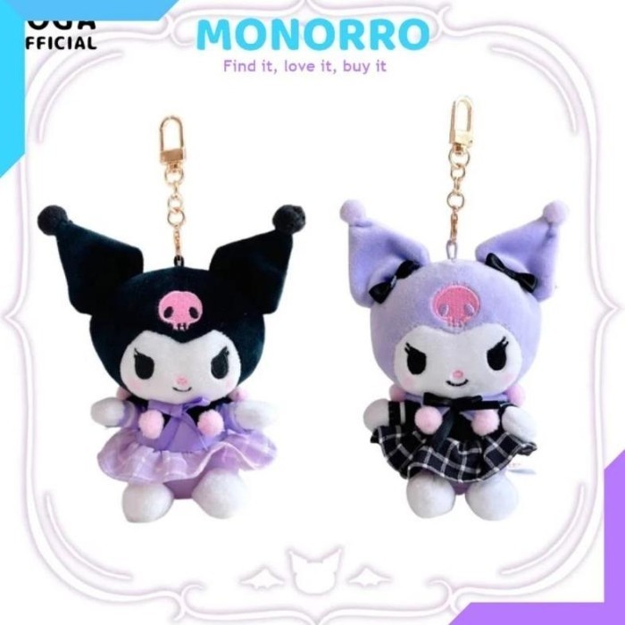 Marwa - Ganci Boneka Kuromi Gantungan Kunci Kuromi Boneka Sanrio