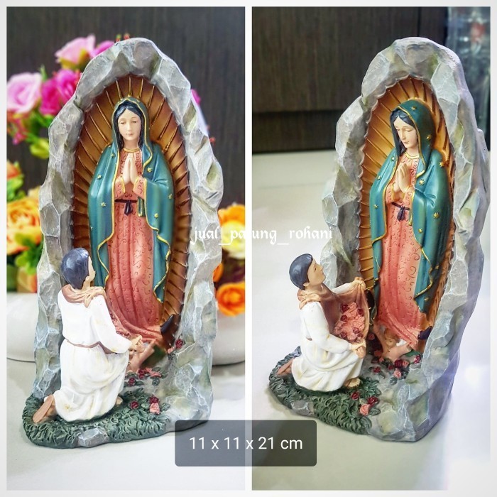 BEBAS ONGKIR - Patung Maria Guadalupe 22 cm