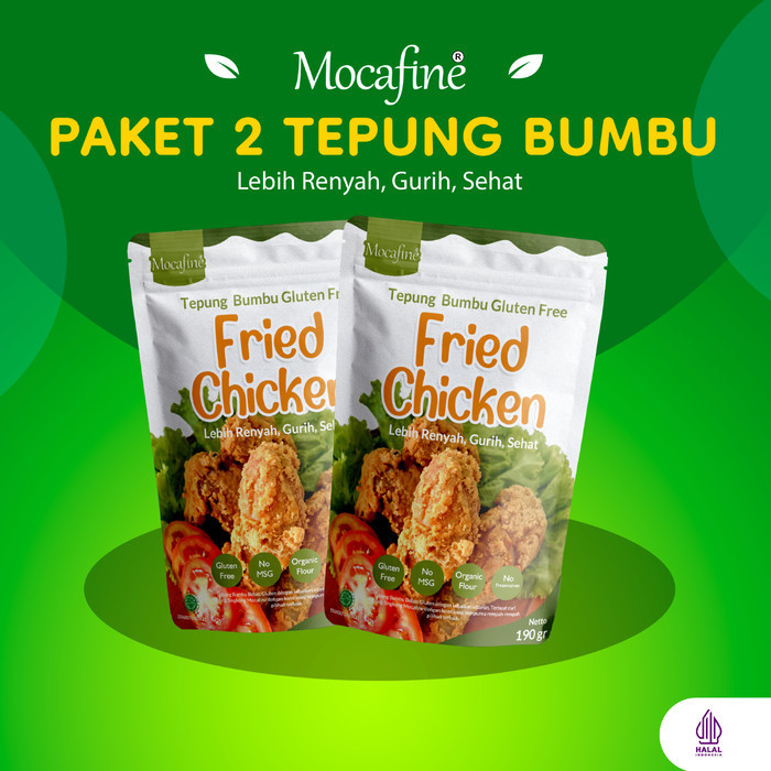 

Paket Hemat - Tepung Bumbu Serbaguna Gluten Free Mocafine 190Gr (2Pcs)