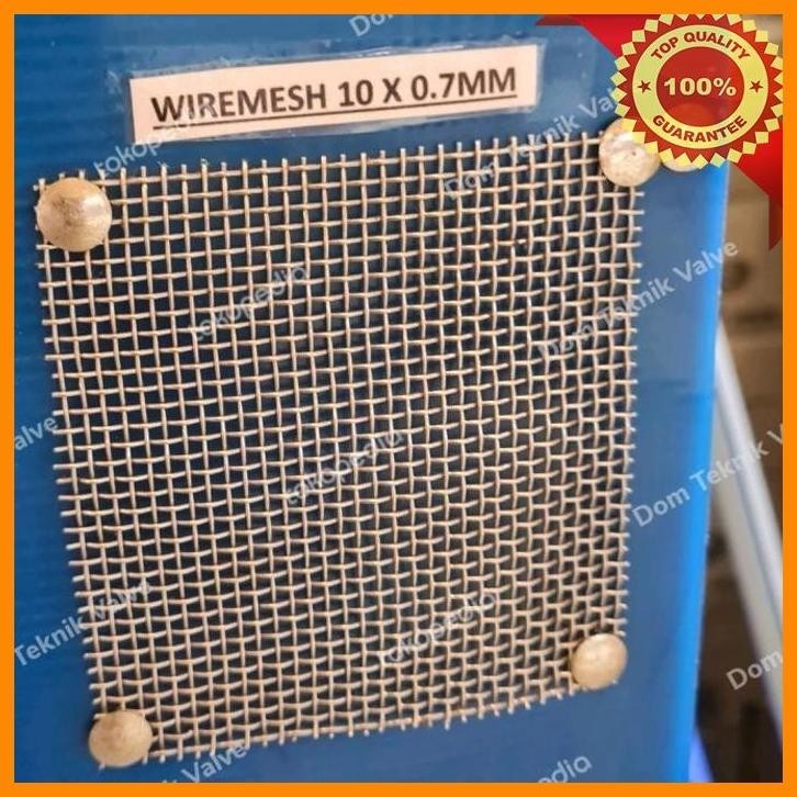 

(dtek) kawat wiremesh anyaman lurus 10mm x 0,7mm x 5 meter stainless