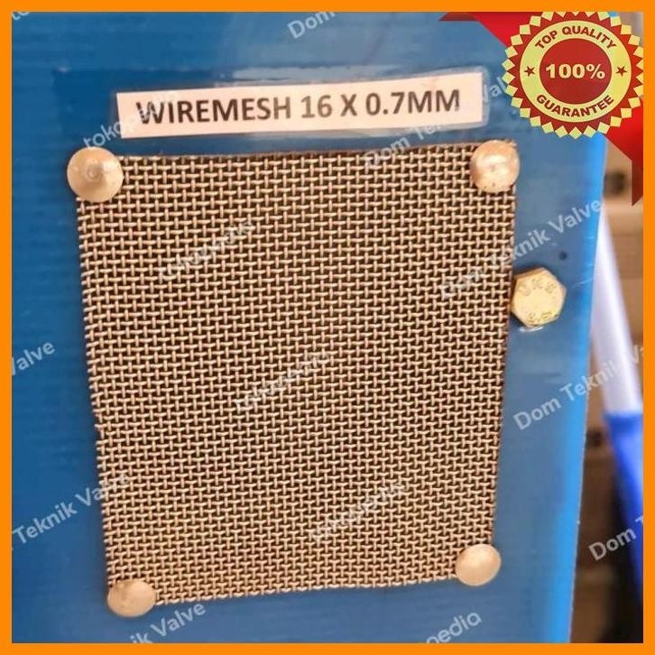 

(dtek) kawat wiremesh anyaman lurus 16mm x 0,7mm x 100cm / 1 meter stainless