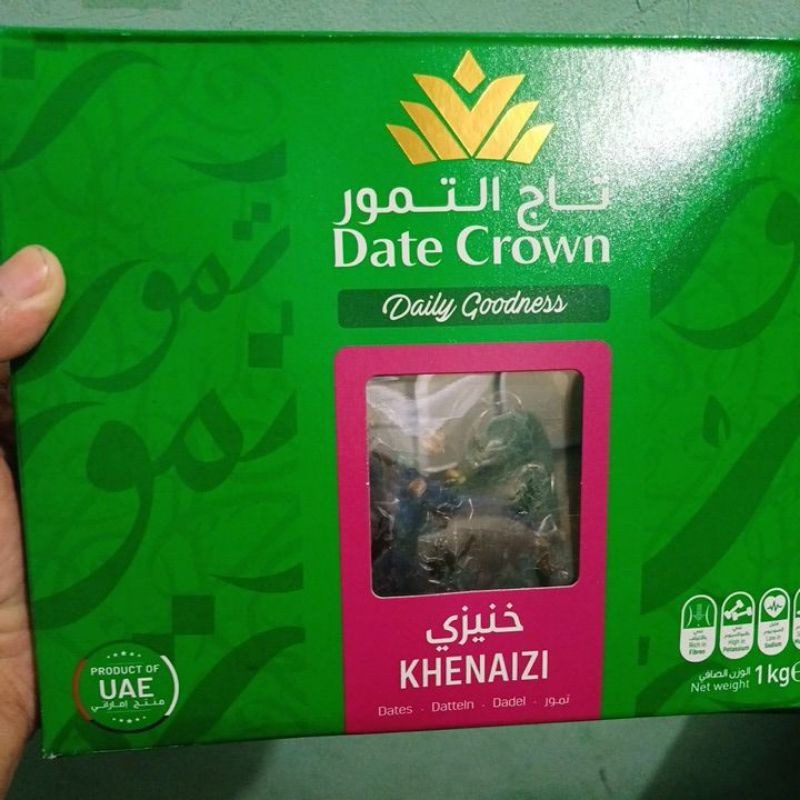 

MJS Date Crown Khenaizi 1kg OKTOBER-DESEMBER 2024/Kurma enak/Khenaizi