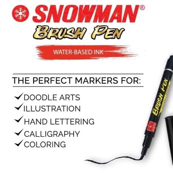 

Brush Pen Snowman 36 Warna |Murah