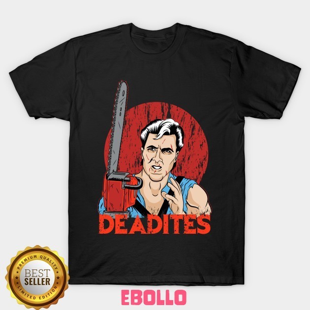Baju Kaos Tshirt Ancient Deadites Army Of Darkness Ash Williams Deadite Evil Dead Horror Movie Distr